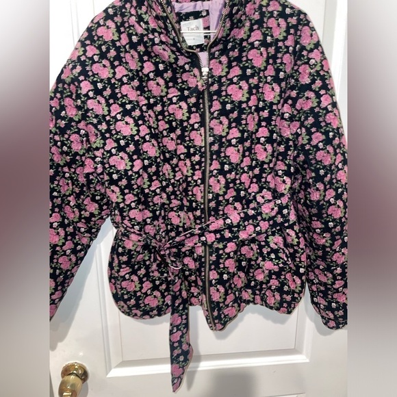 Anthropologie Tach Floral Gadara Corduroy Coat Jacket Size Small - Picture 7 of 12